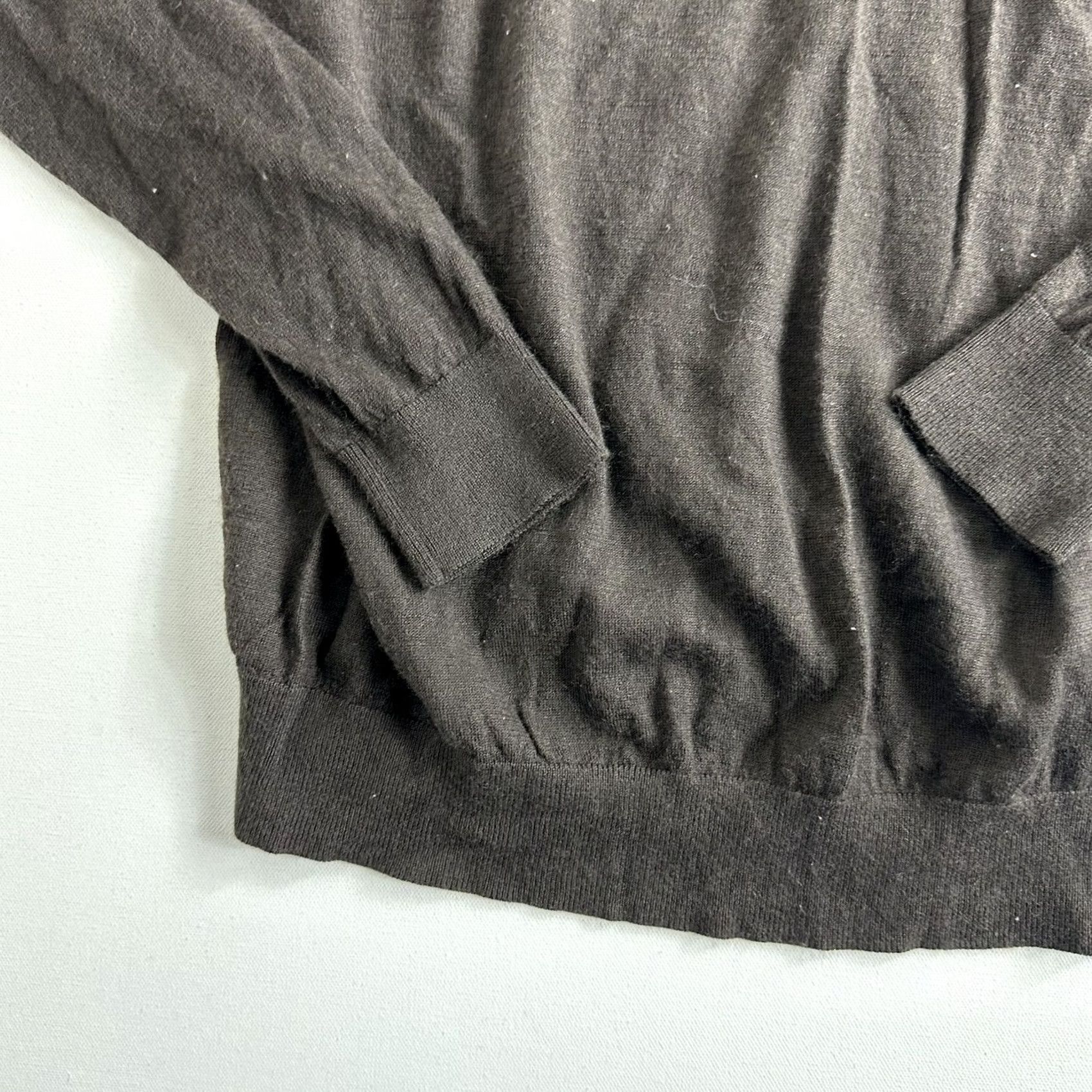 Uniqlo Uniqlo Sweater Pullover Crew Neck Long Sleeve Brown 100% Wool Mark XXL 2XL Top Size US L / EU 52-54 / 3 - 3 Thumbnail
