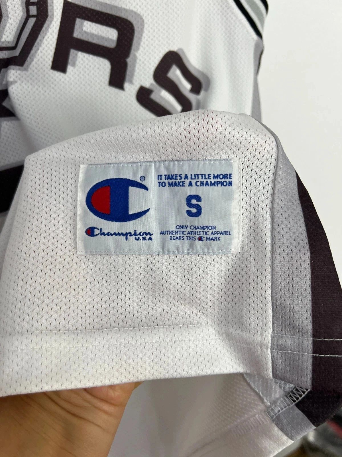 Champion Vintage 90's Champion San Antonio Spurs Duncan NBA Jersey Size US S / EU 44-46 / 1 - 3 Thumbnail