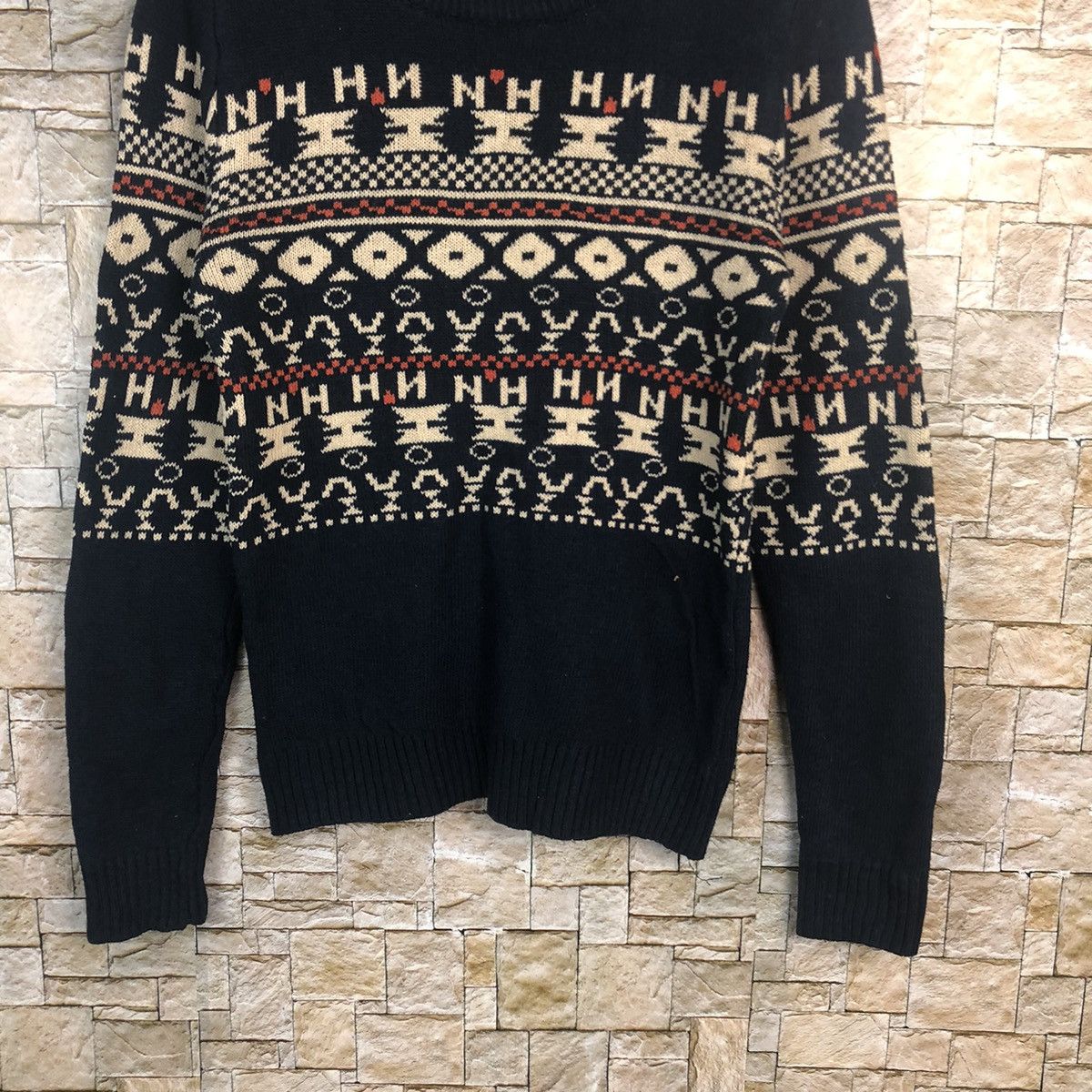 Homespun Knitwear × Japanese Brand Tomny Dark Blue Knitwear #A36 Size M / US 6-8 / IT 42-44 - 3 Thumbnail