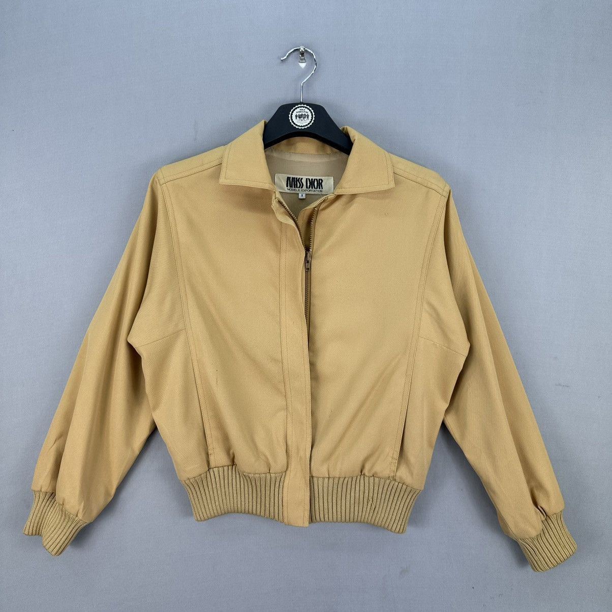 Japanese Brand Vintage 80's Miss Dior Zipper Jacket Size US XS / EU 42 / 0 - 1 Thumbnail