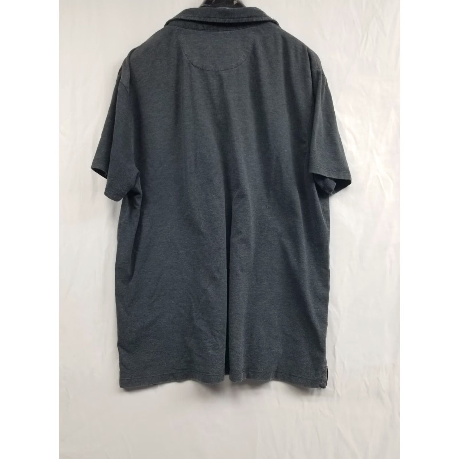 Lucky Brand VINTAGE Lucky Brand Venice Burnout Polo Shirt Mens XL Short Sleeve Gray Cotton Polyester Regular All Seasons Lightweight Men Size US XL / EU 56 / 4 - 2 Thumbnail