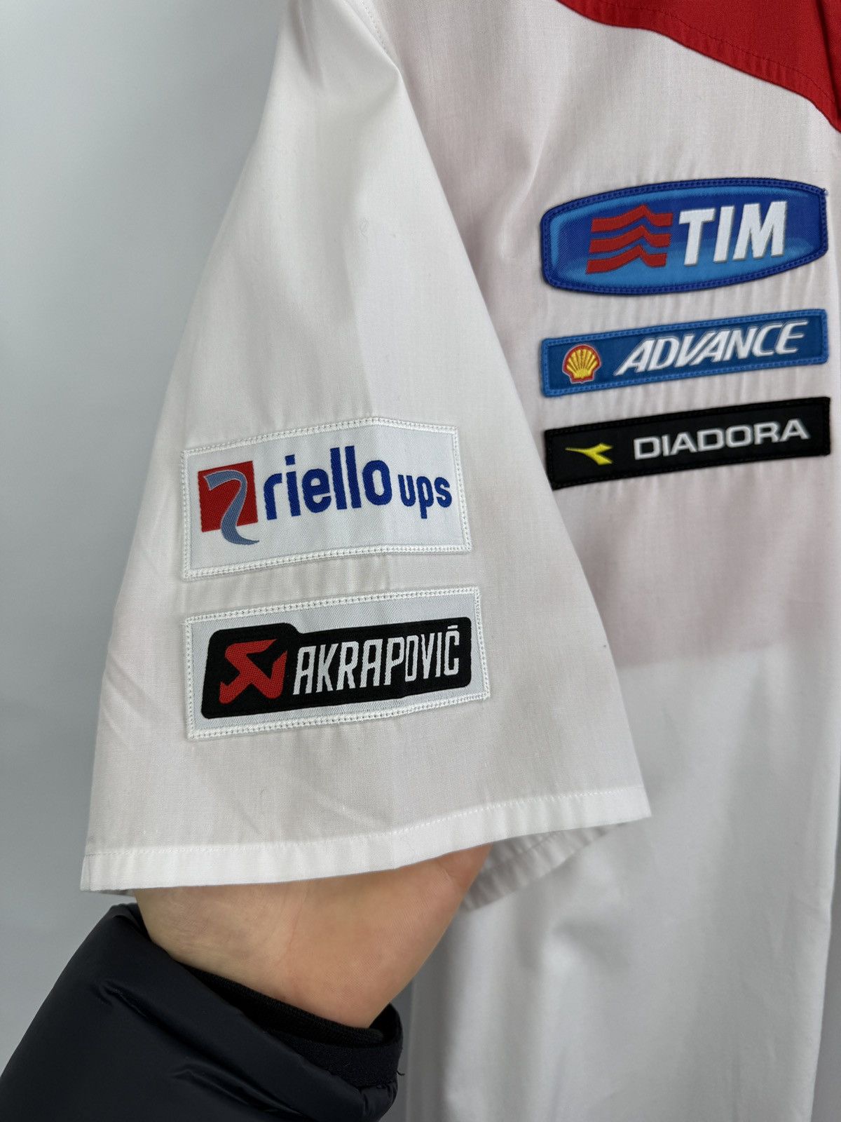Ducati 🇺🇸 Vintage Diadora Ducati Acrapovic Racing F1 Michelin Shirt Size US XL / EU 56 / 4 - 5 Thumbnail