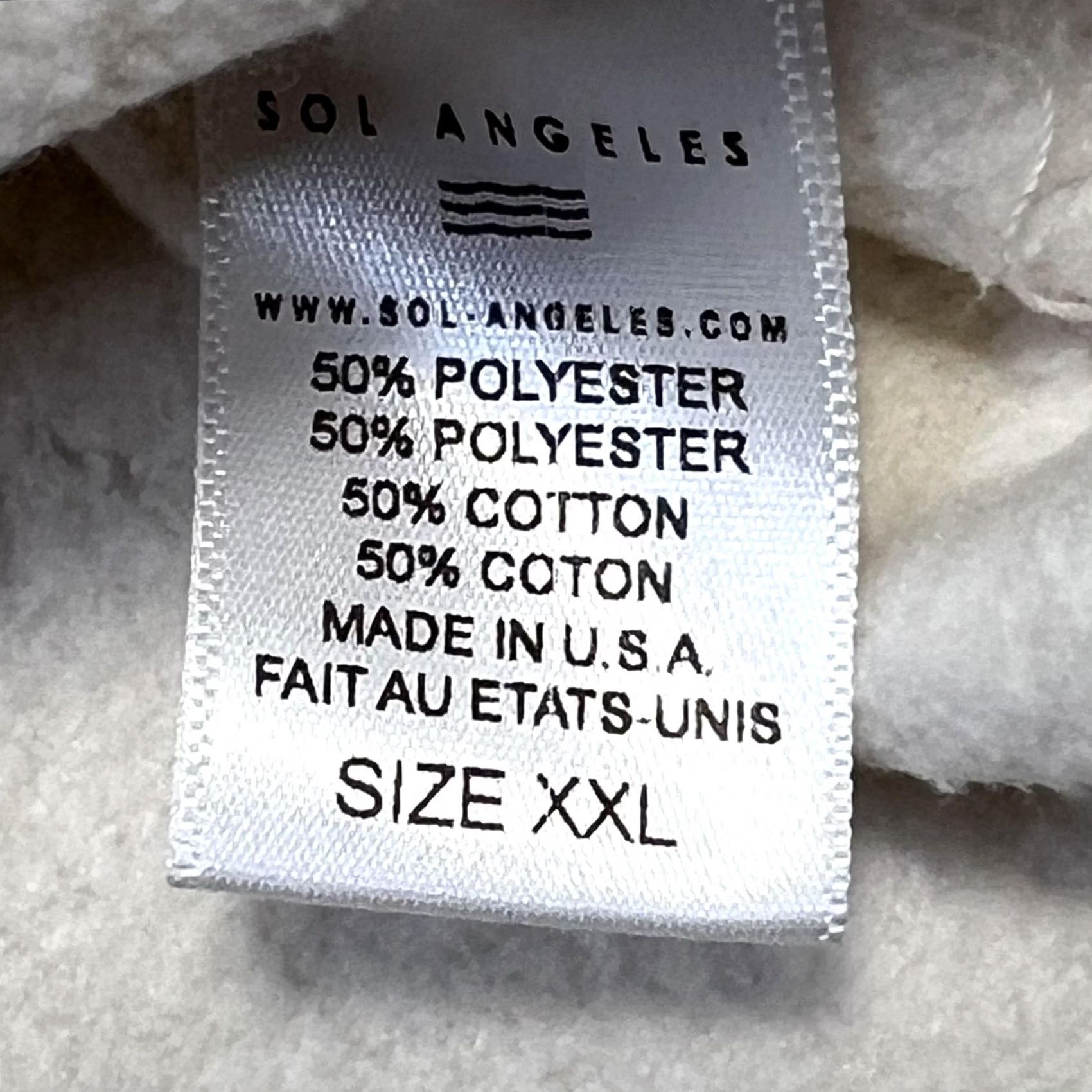 Sol Angeles Sol Angeles Sweater Mens 2XL Beige Pullover Striped Pocket Crewneck Made USA Size US XXL / EU 58 / 5 - 5 Thumbnail