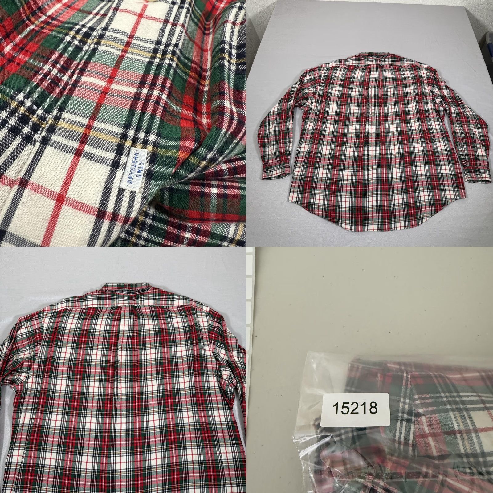 Polo Ralph Lauren VINTAGE Polo Ralph Lauren Shirt Mens XL Red Green Plaid Rayon Button-Up Pony 80s Size US XL / EU 56 / 4 - 8 Thumbnail