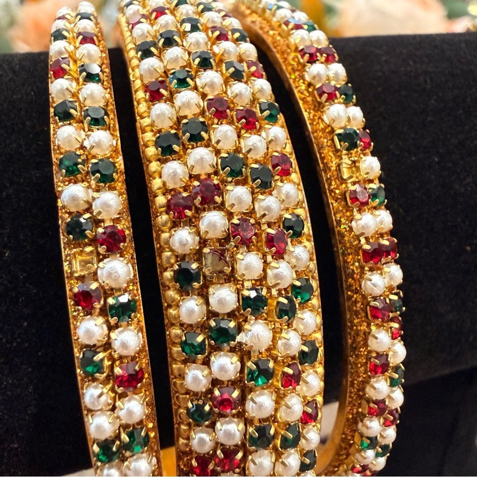 & Other Stories Vibrant Traditional Multicolor Beaded Bangles Size ONE SIZE - 4 Thumbnail