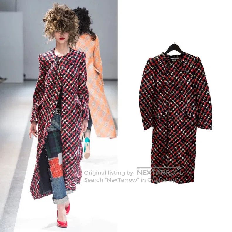 Junya Watanabe Junya Watanabe Tweed Coat Size S / US 4 / IT 40 - 1 Thumbnail
