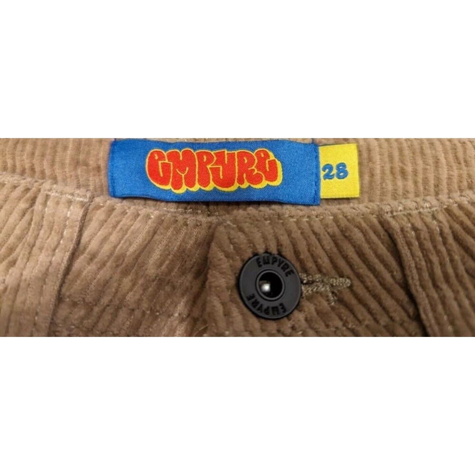 Empyre Empyre Relax 28 Corduroy Skate Loose Embroidered Grunge Y2k Size US 28 / EU 44 - 10 Thumbnail
