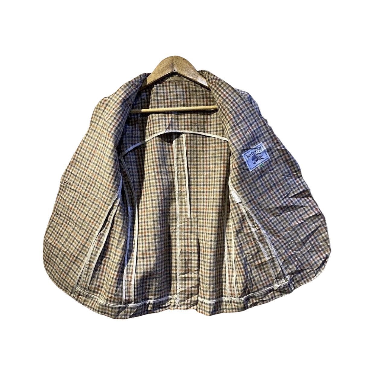 Burberry VTG Burberrys Plaid Check Suit Blazer Jacket M Old Money Size M / US 6-8 / IT 42-44 - 3 Thumbnail