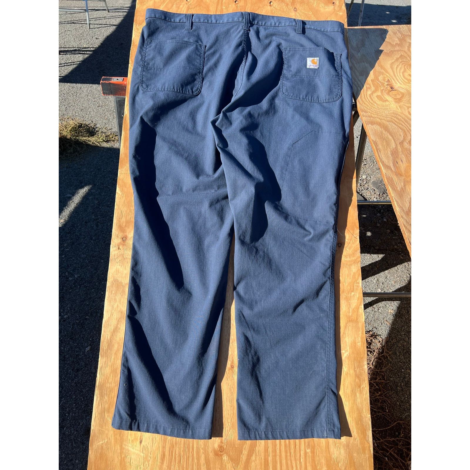 Carhartt Carhartt Relaxed Fit Canvas Blue Men 42x32 Work Pants work Size US 42 / EU 58 - 2 Thumbnail