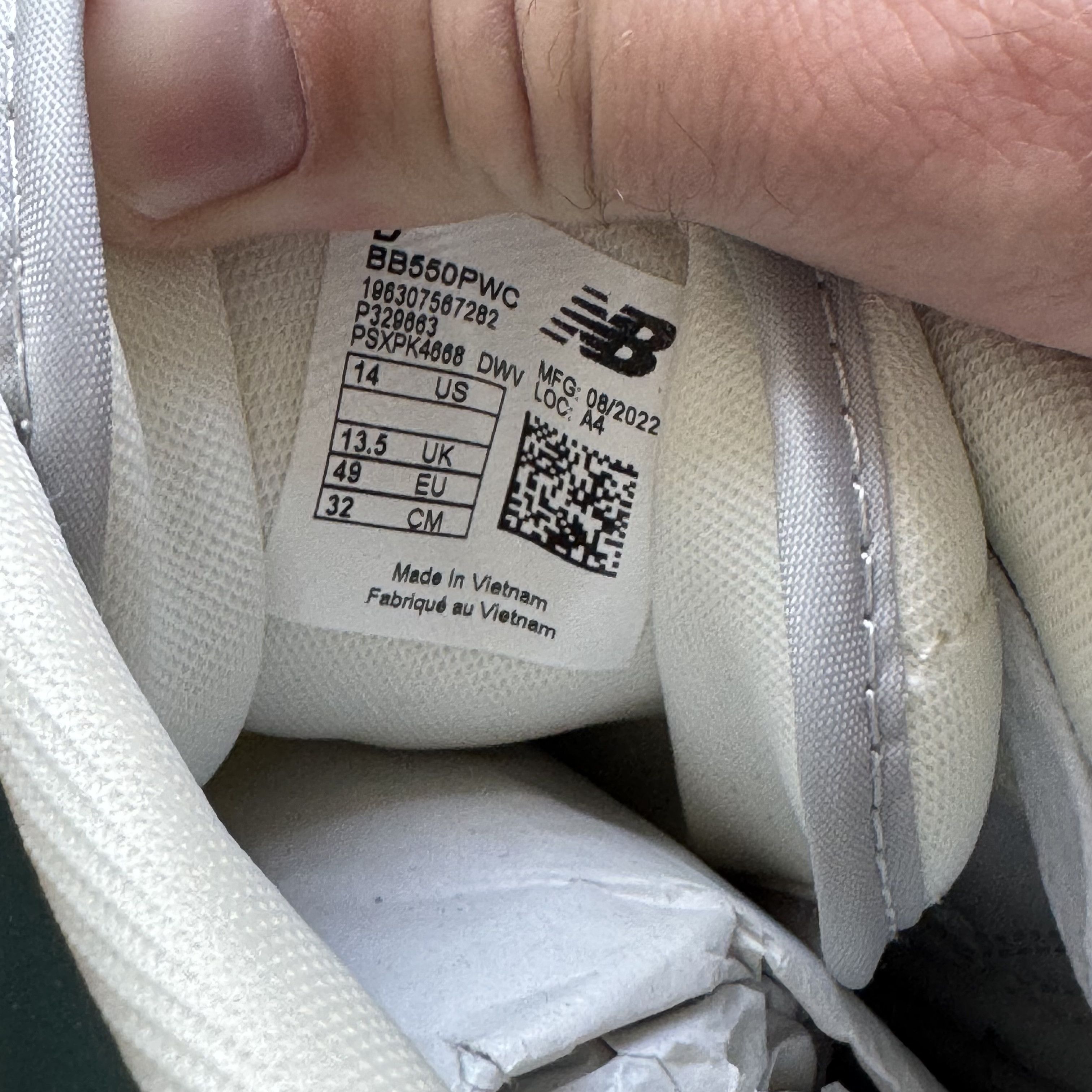 New Balance New Balance BB550PWC Size US 14 / EU 47 - 5 Thumbnail