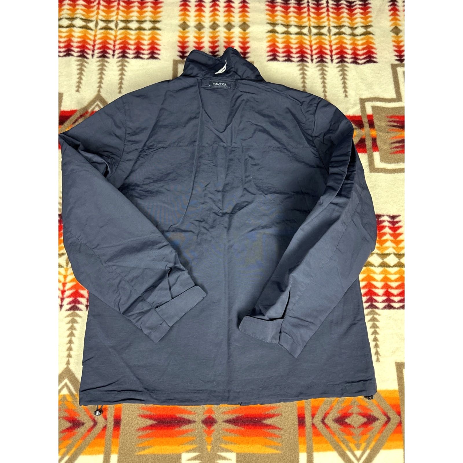 Nautica Nautica Jacket Navy Blue L Mens Coat Windbreaker Rain Nylon Size US L / EU 52-54 / 3 - 6 Thumbnail