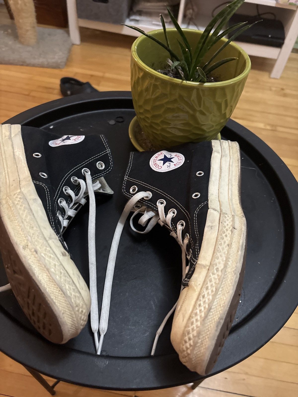 Comme des Garcons Comme Des Garçons Converse Black Chuck Taylor Size US 9.5 / EU 42-43 - 6 Thumbnail