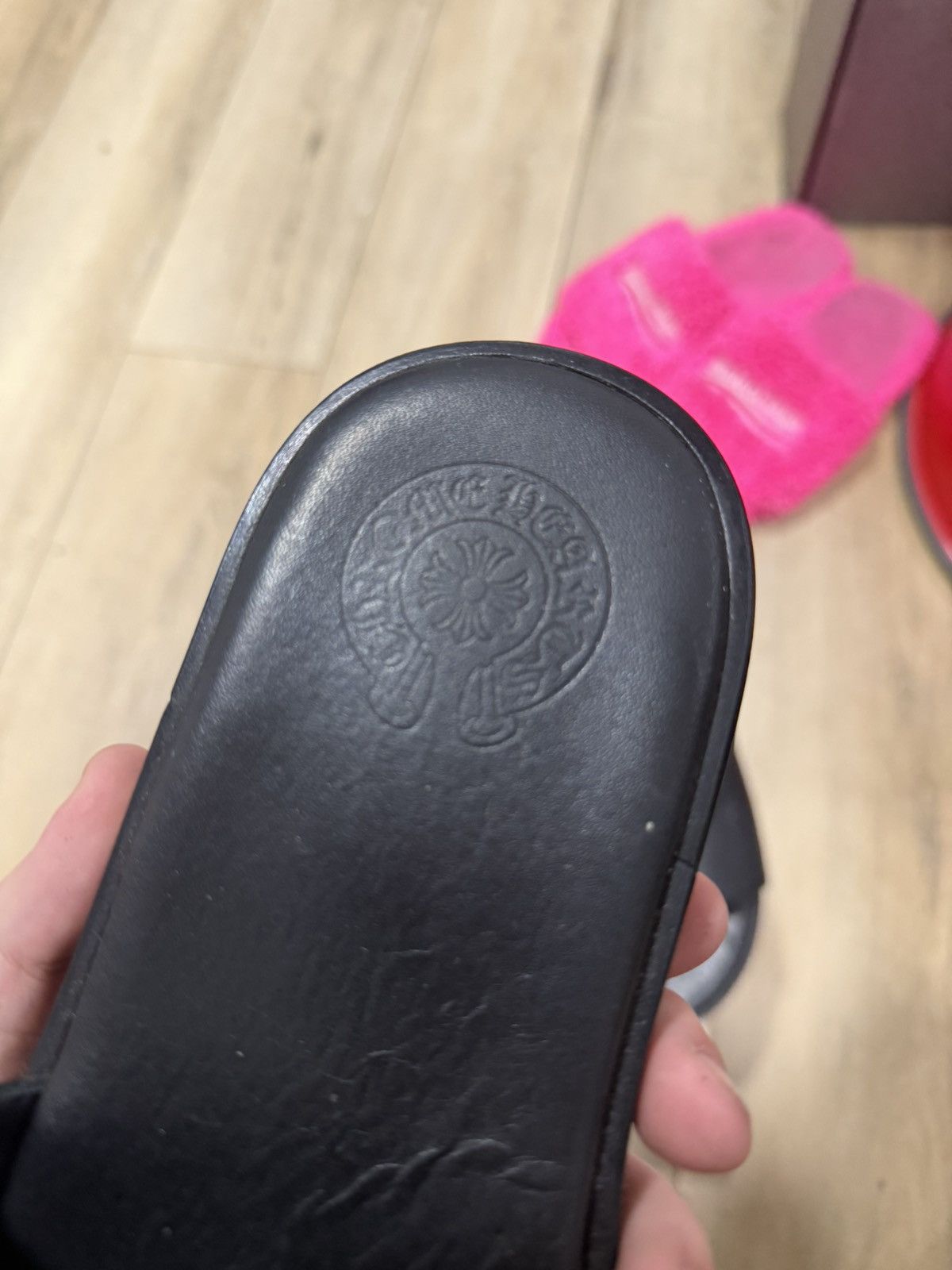 Chrome Hearts Chrome heart black patch leather Size US 8 / EU 41 - 5 Thumbnail