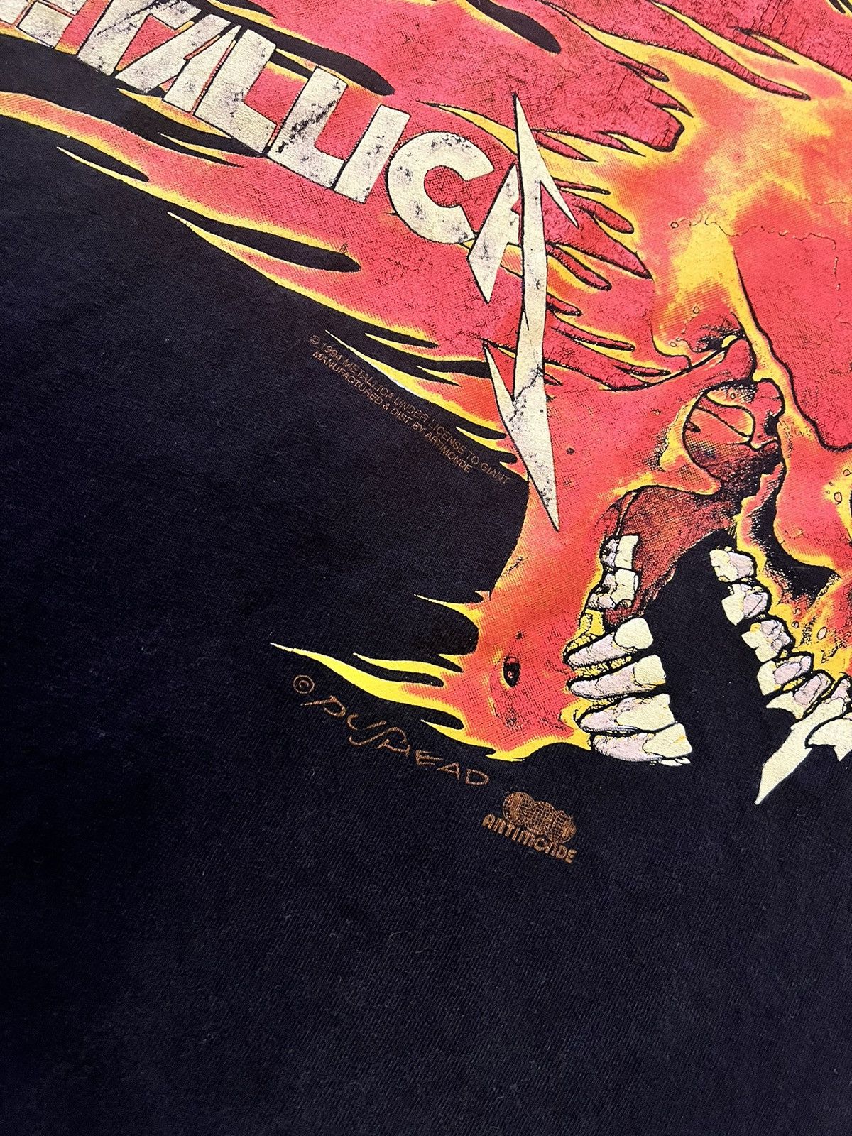 Band Tees Vintage Metallica shirt Size US XL / EU 56 / 4 - 3 Thumbnail