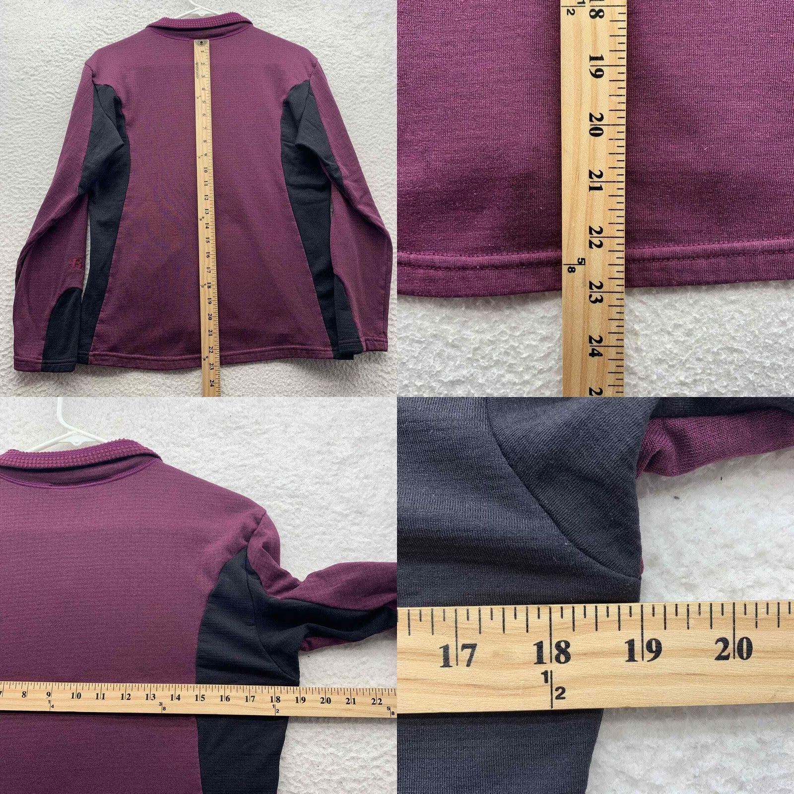 Patagonia VINTAGE Patagonia R1 Jacket Womens Small Base Layer Thermal Purple Hiking USA Size S / US 4 / IT 40 - 8 Thumbnail