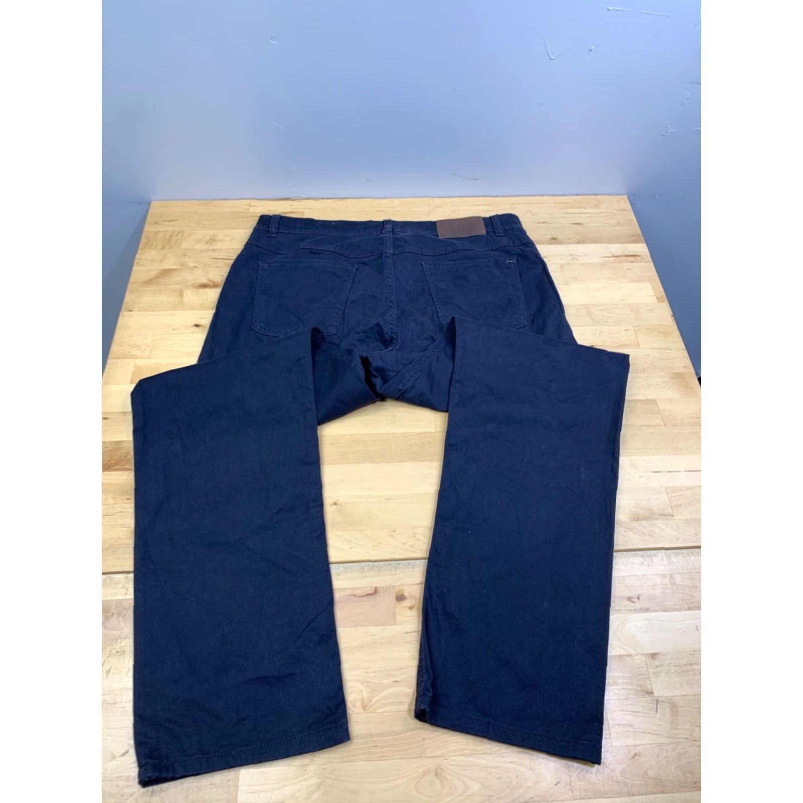 BRAX Brax Cooper Fancy Pants Mens 34x32 Blue Regular Straight Jeans Chino 5-Pocket Design Vintage No Casual Preppy Logo Size US 34 / EU 50 - 8 Thumbnail