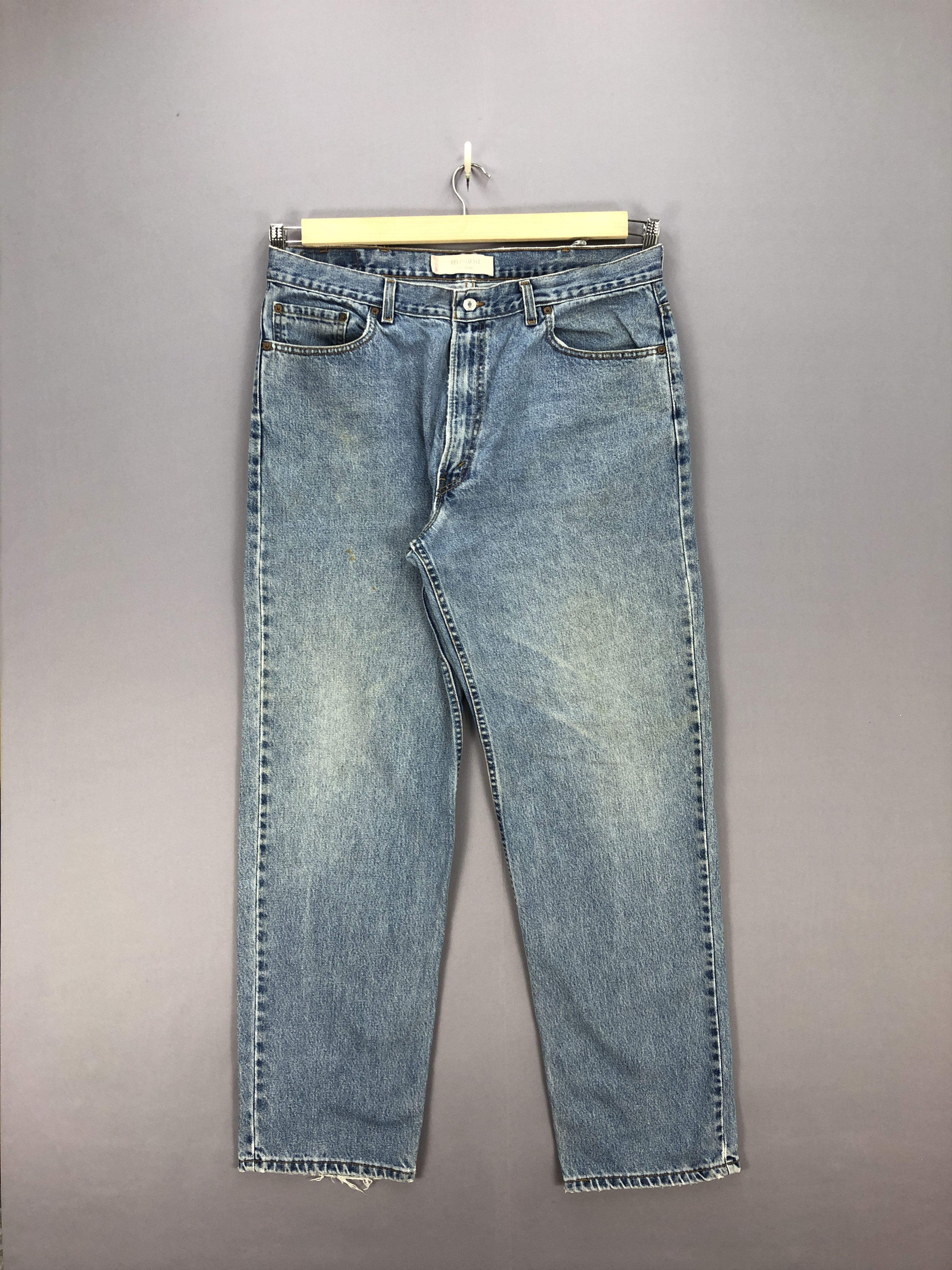 Levi's Vintage Levis Faded Ripped Jeans Levi's Stone Wash Denim Size US 40 / EU 56 - 1 Thumbnail