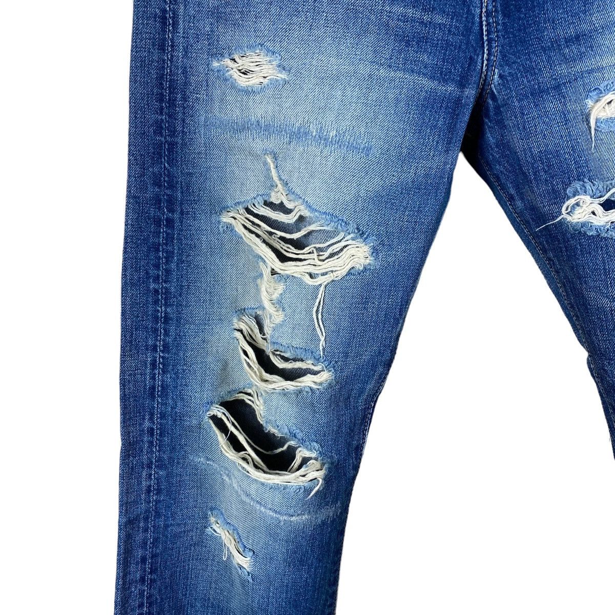 Japanese Brand × Johnbull MADE IN JAPAN ATTICK BY JOHNBULL DISTRESSED DENIM Size US 30 / EU 46 - 4 Thumbnail