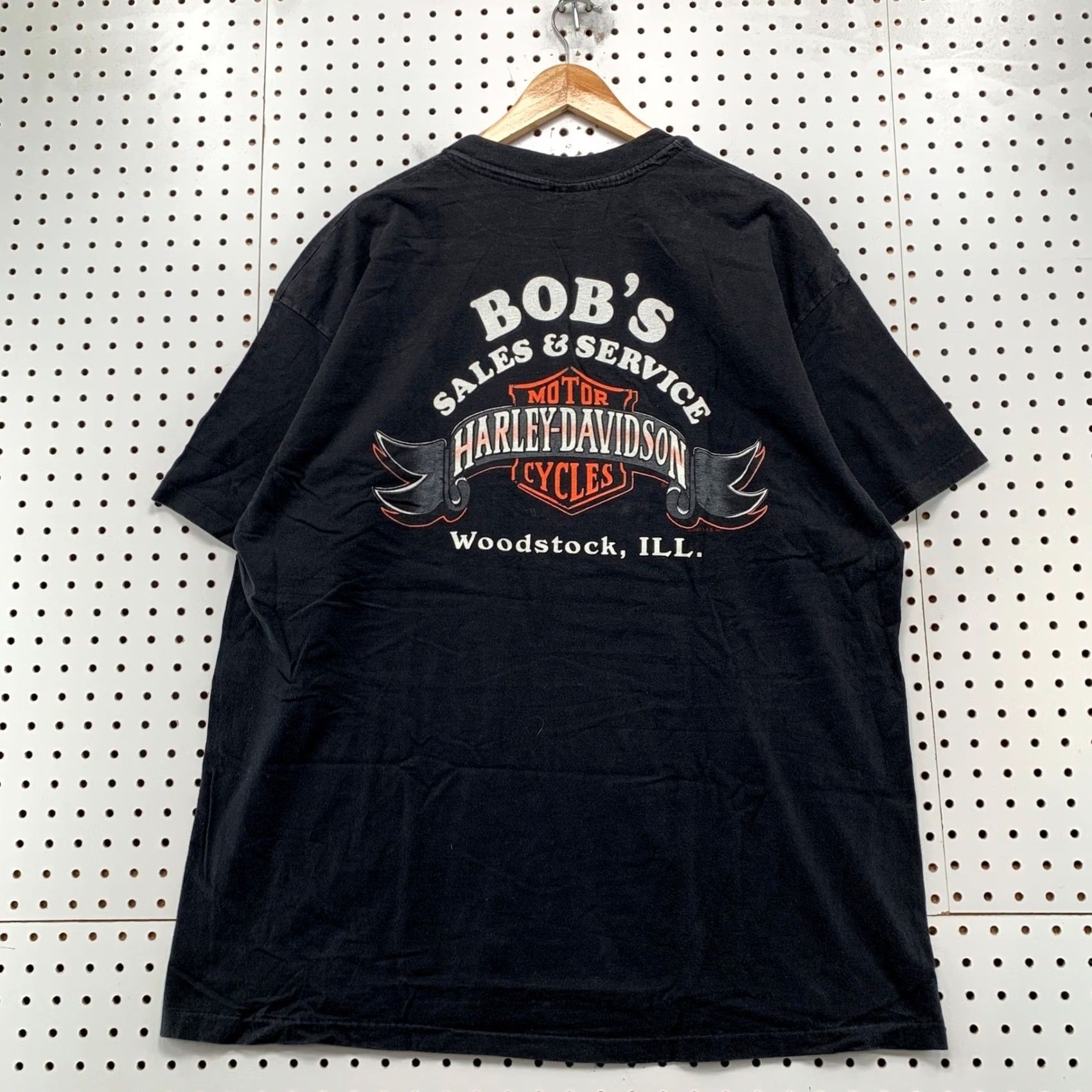 Harley Davidson VINTAGE Harley-Davidson 90th Anniversary T Shirt 2XL Black Mens Graphic Tee 90s USA Made Size US XXL / EU 58 / 5 - 2 Thumbnail