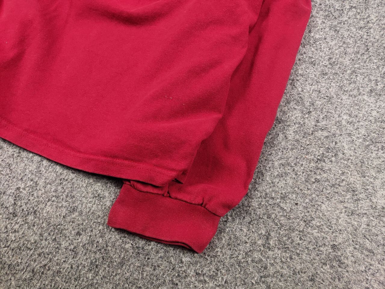 Nike Vintage 90's Nike logo red Long Sleeve Mock Neck Made in USA Size US L / EU 52-54 / 3 - 6 Thumbnail