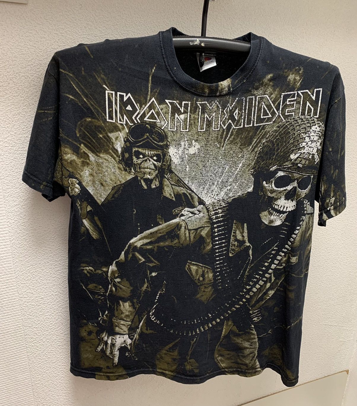 Vintage Iron maiden vintage t-shirt L size metterofadeath fullprint Size US L / EU 52-54 / 3 - 1 Thumbnail