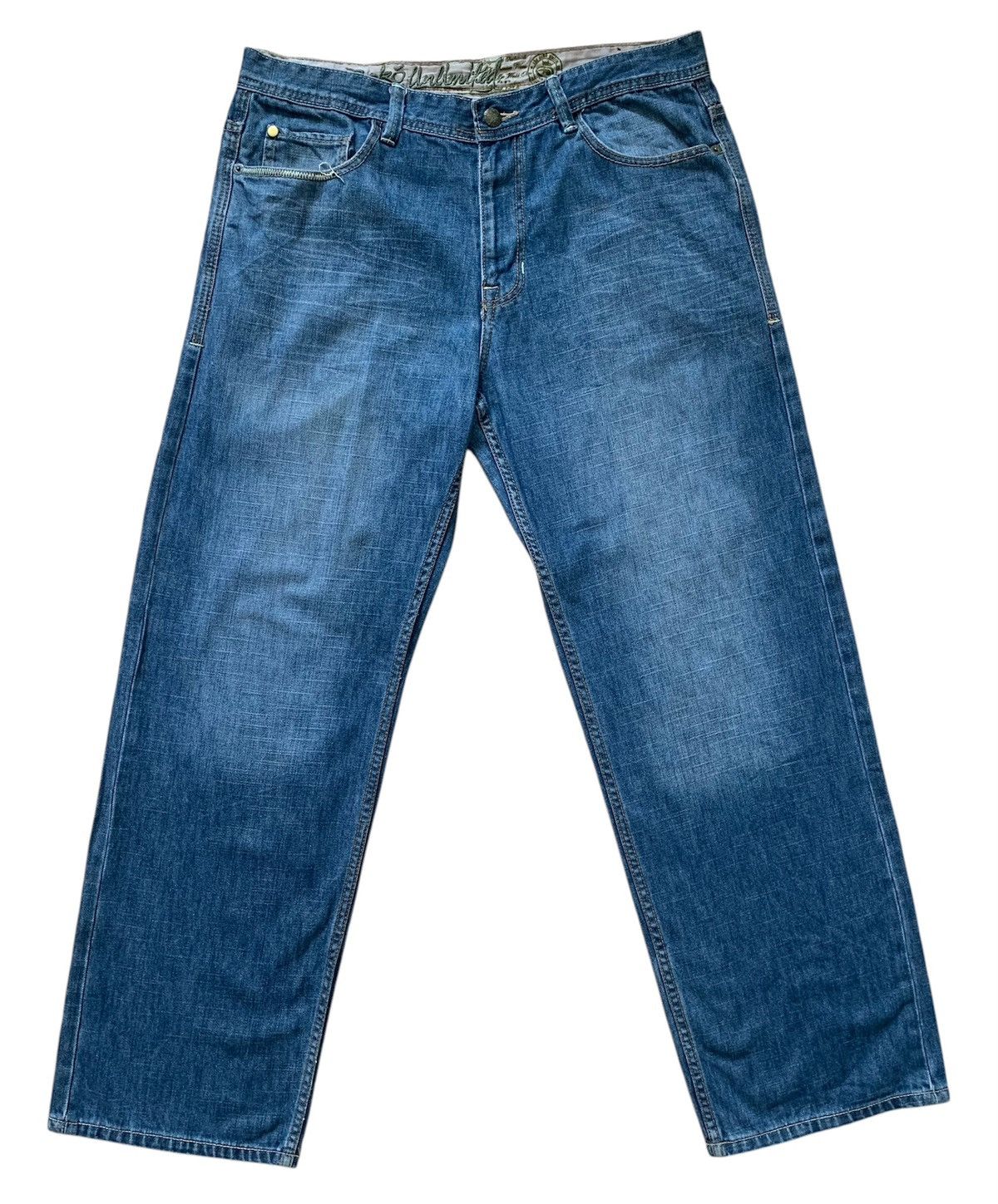 Ecko Unltd. Echo Unlimited Baggy Denim Jeans Pants Size US 36 / EU 52 - 2 Thumbnail
