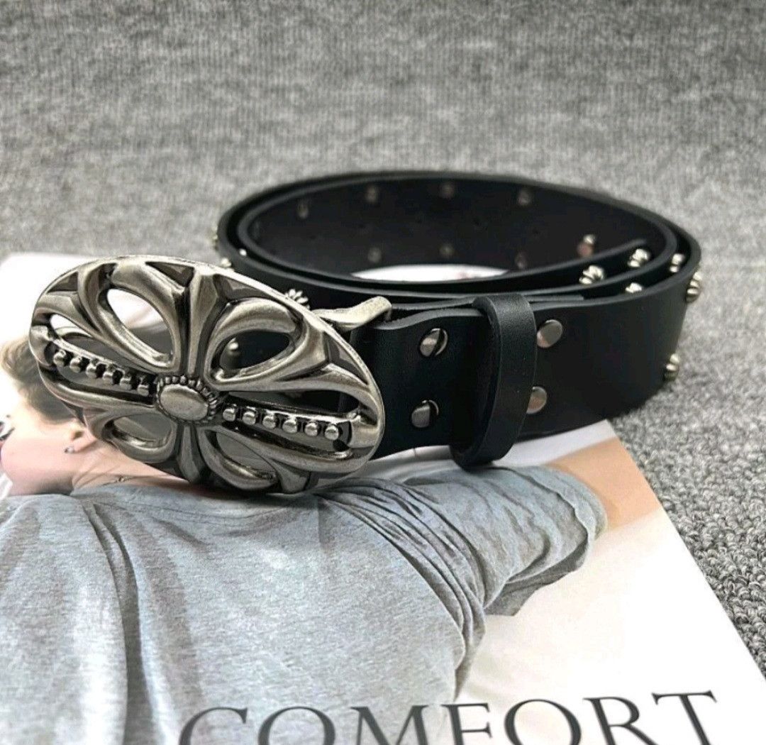 Japanese Brand 💥Hype Streetwear rock style Black colour belt Size ONE SIZE - 4 Thumbnail