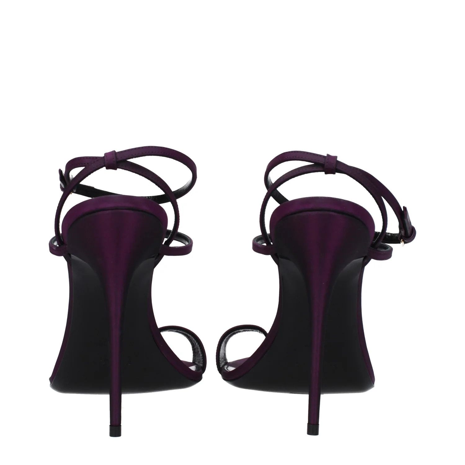 Saint Laurent Paris ob1o1e1224 Satin Pumps in Violet/Plum Size US 11 / IT 41 - 5 Thumbnail
