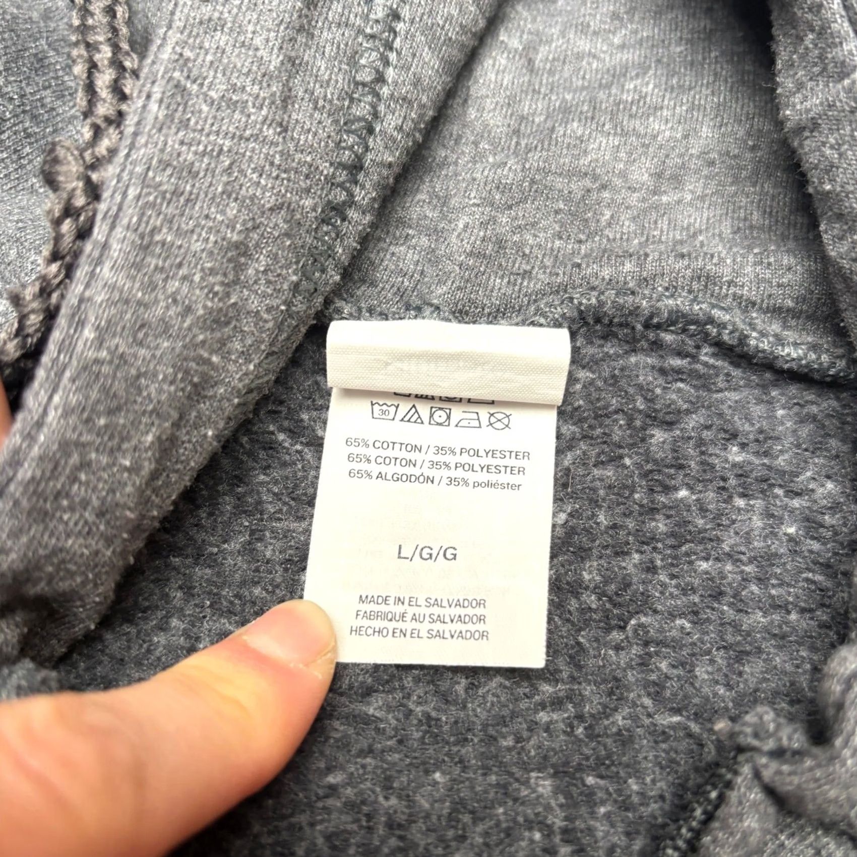 Hanes Trader Joe's Hoodie Hawaiian Flower Men's Large Hibiscus Employee Full Zip Gray Size US L / EU 52-54 / 3 - 5 Thumbnail