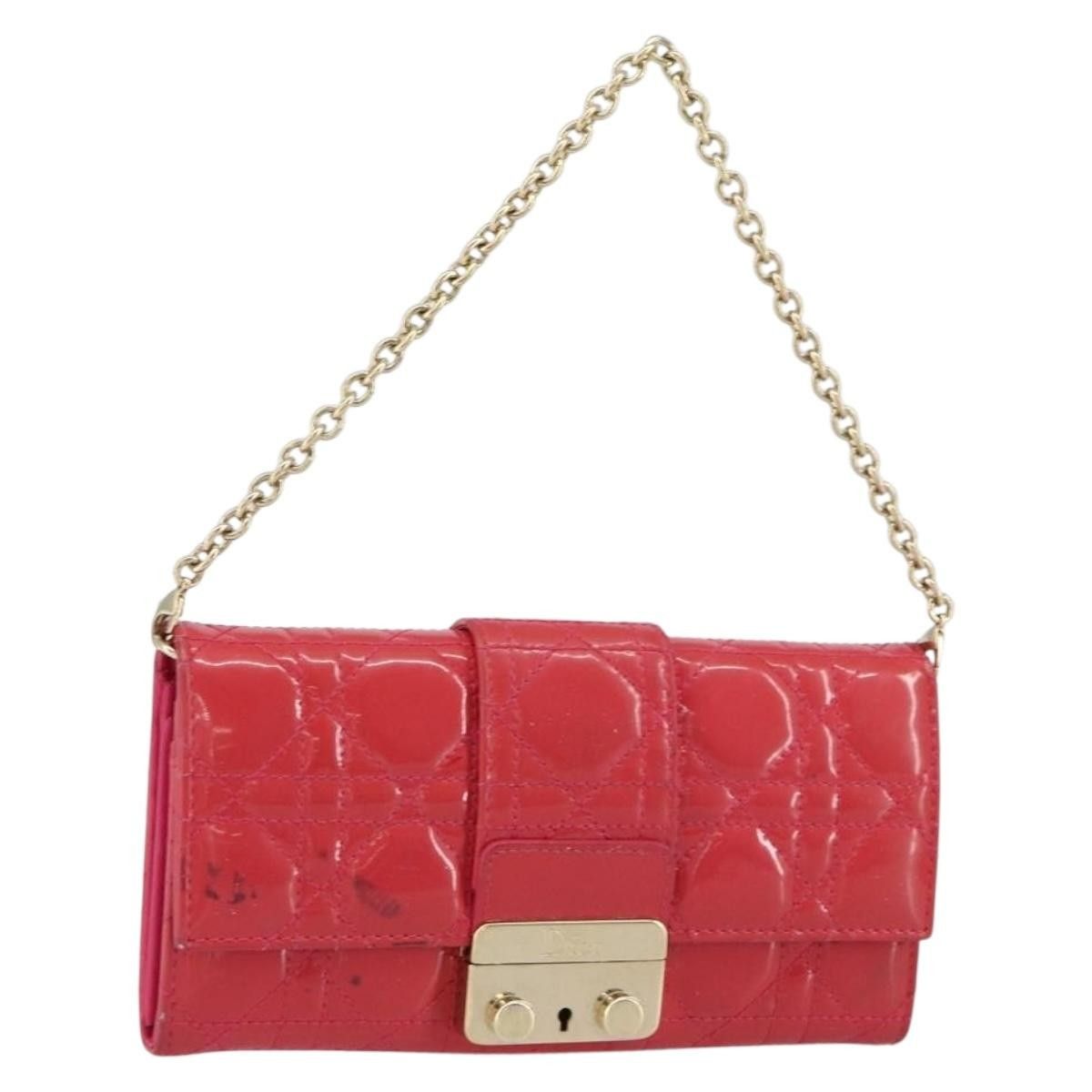 Dior Christian Dior New Lock Pouch Cannage Quilt Patent Size ONE SIZE - 1 Thumbnail