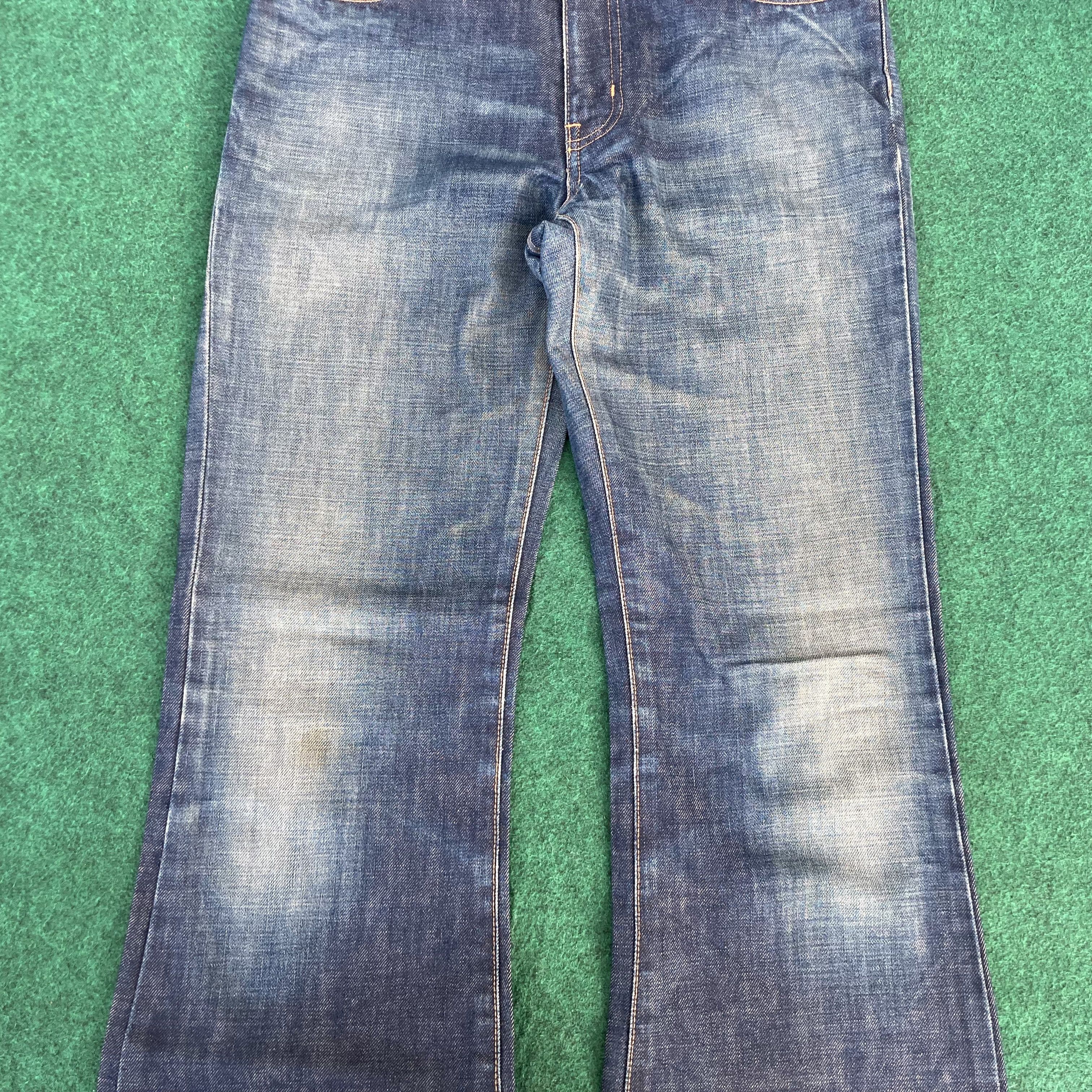 Edwin 29x31.5 Vtg Edwin 800SX Wide Flared Denim Bootcut Jeans Size US 29 - 6 Thumbnail