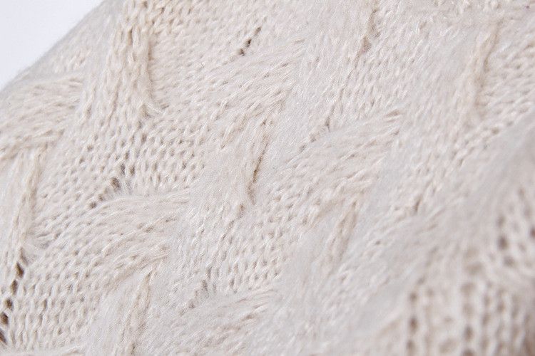Japanese Brand O neck knitted women long sleeve sweater Size ONE SIZE - 4 Thumbnail