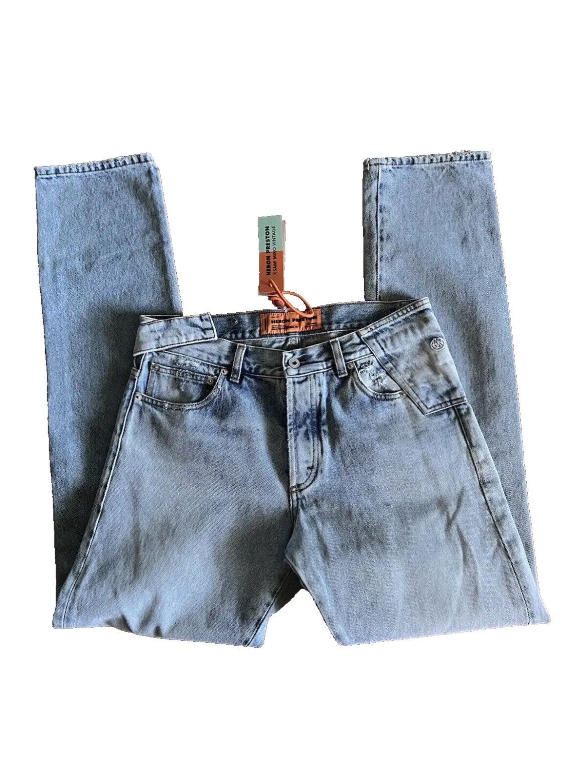 Heron Preston Heron Preston x Sami Miro Five-Pocket Vintage Jeans Size US 32 / EU 48 - 2 Thumbnail