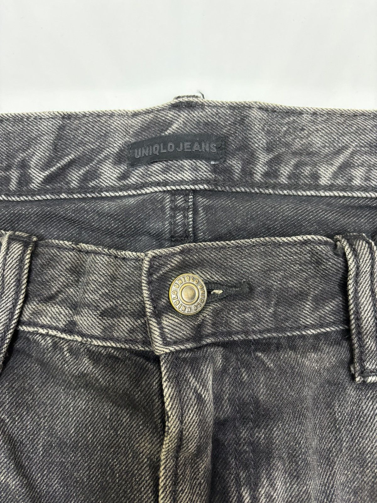 Undercover Rusty Baggy Faded Black Uniqlo Distressed Denim Jeans Size US 36 / EU 52 - 9 Thumbnail