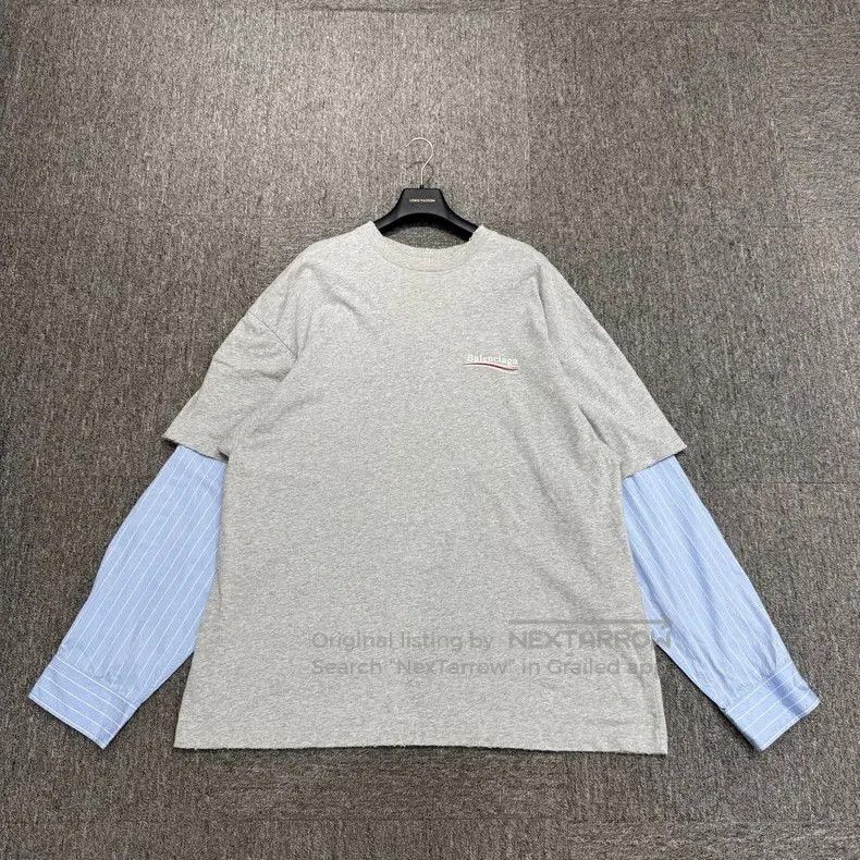 Balenciaga Balenciaga Cola Print Layered Long Sleeve. Size US M / EU 48-50 / 2 - 1 Thumbnail