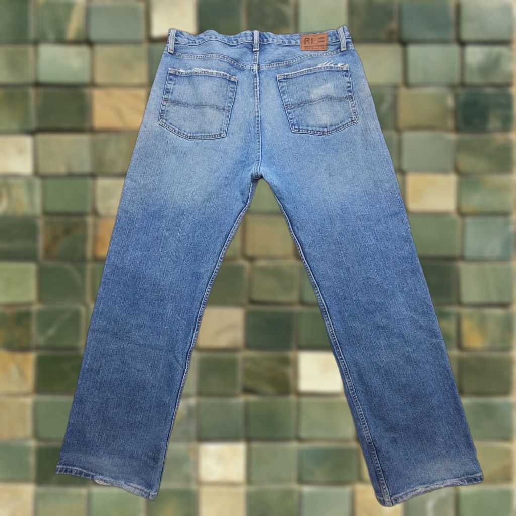 Polo Ralph Lauren Vtg Polo Ralph Lauren Jeans RL Woodrow Straight Jeans Mens 36 x 34 Denim Blue 5-Pocket Regular Waist 36 Inseam 33 Rigid Vintage, Logo, American Theme Size US M / EU 48-50 / 2 - 1 Thumbnail