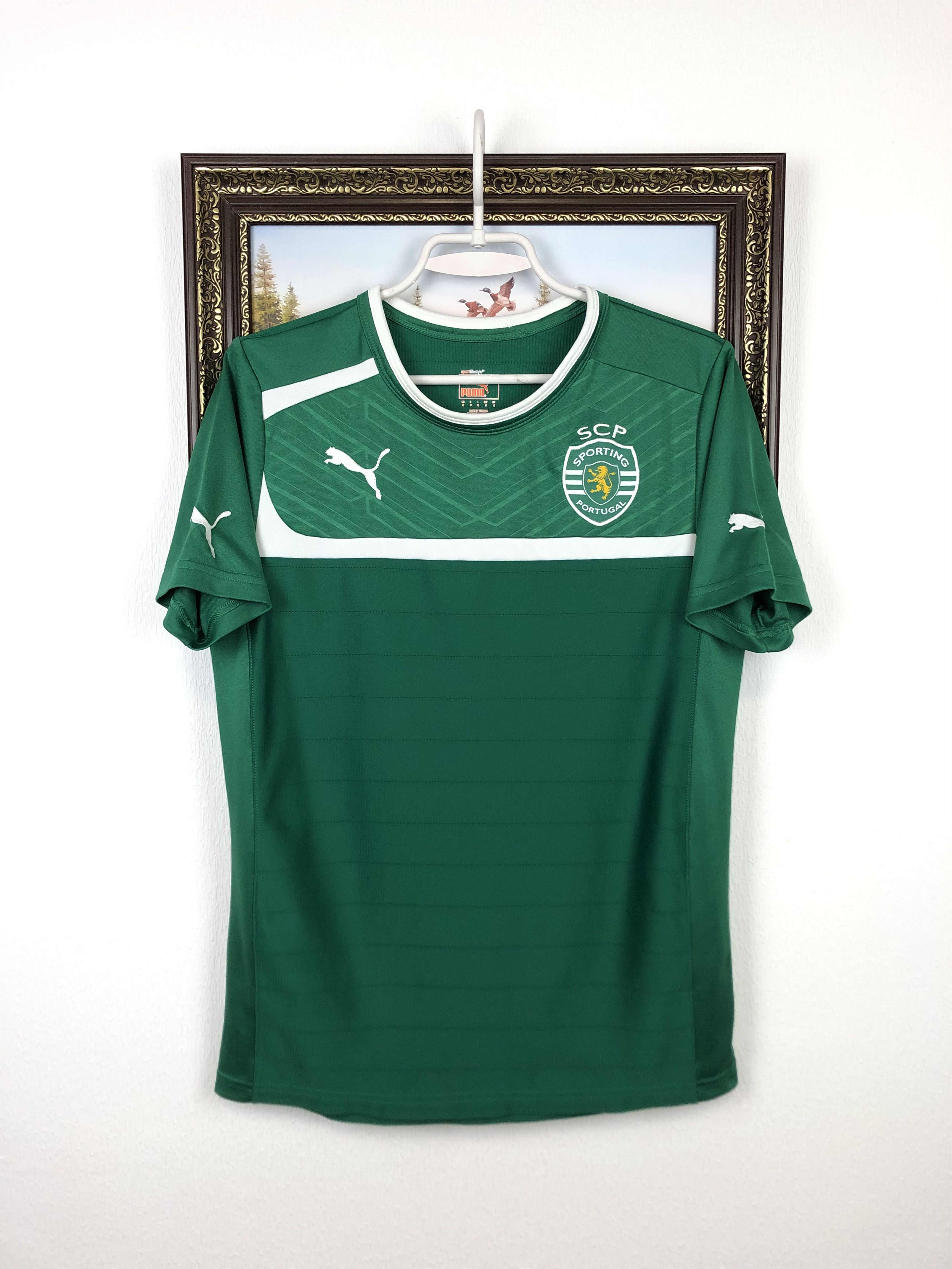 Vintage Vintage Sporting Club Lisbon Football Shirt Train Soccer Tee Size US S / EU 44-46 / 1 - 1 Thumbnail