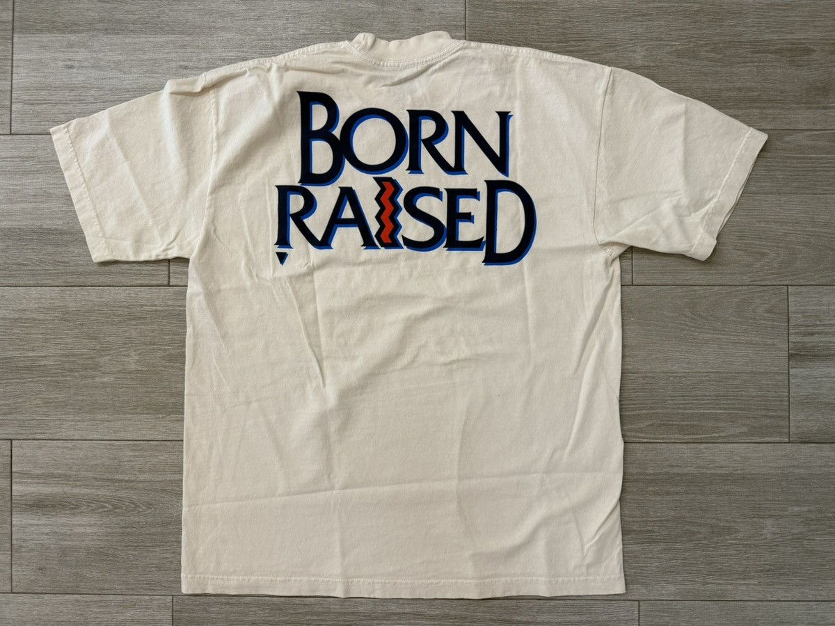 Born X Raised Men's BORN X RAISED Crooked Tee T-Shirt Cream Size L Large Size US L / EU 52-54 / 3 - 4 Thumbnail