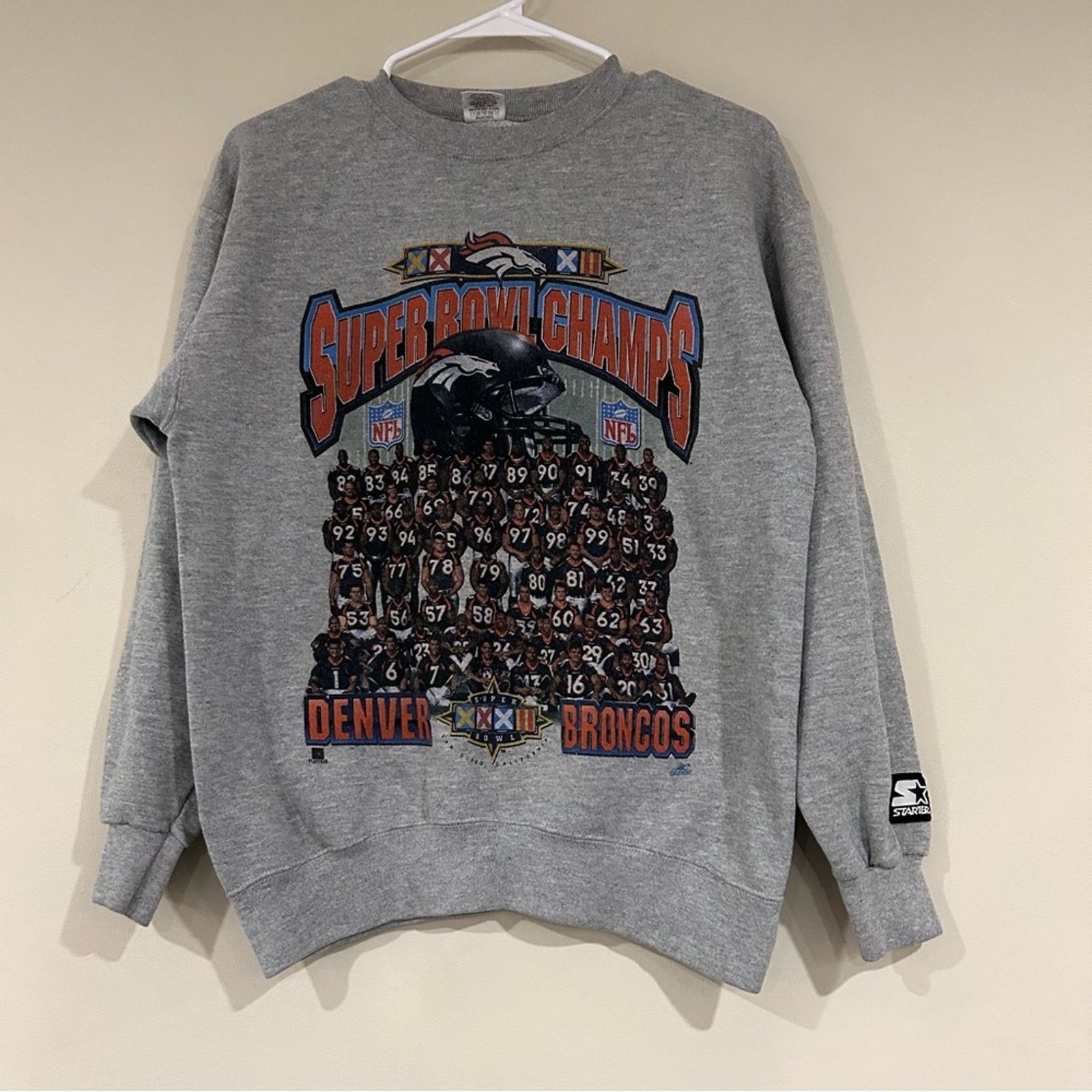 Starter Vintage Denver Broncos Super Bowl Champs Sweater Size US XS / EU 42 / 0 - 1 Thumbnail