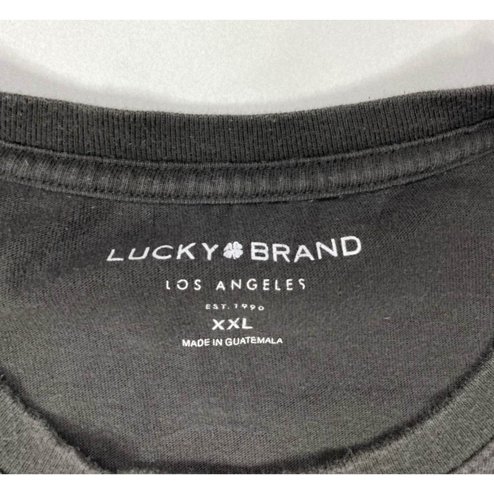 Lucky Brand VINTAGE Lucky Brand Los Angeles Graphic Pocket T-shirt Men XXL Gray Size US XXL / EU 58 / 5 - 5 Thumbnail