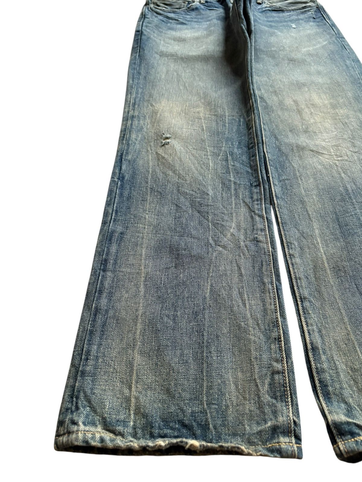 Gap Vintage Gap Rusty Mud Wash Distressed Loose Jeans Size US 33 - 6 Thumbnail