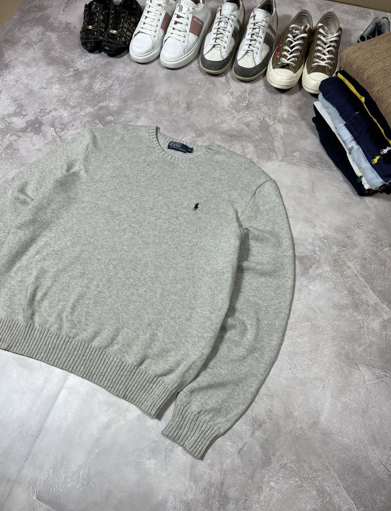 Vintage Vintage Polo Ralph Lauren Y2k Baggy Sweater Size US XL / EU 56 / 4 - 2 Thumbnail