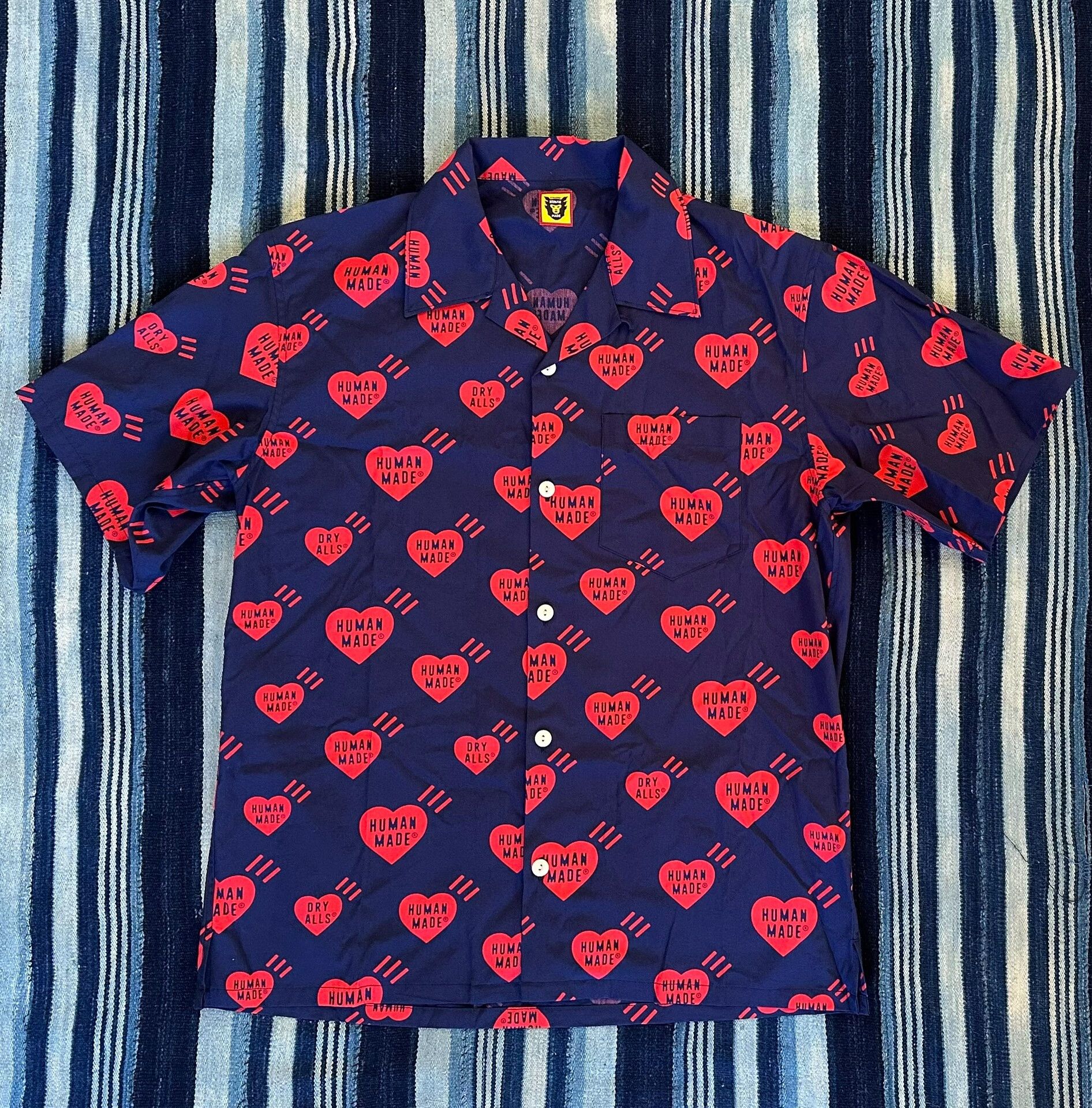 Human Made human made heart pattern aloha shirt Size US M / EU 48-50 / 2 - 1 Thumbnail