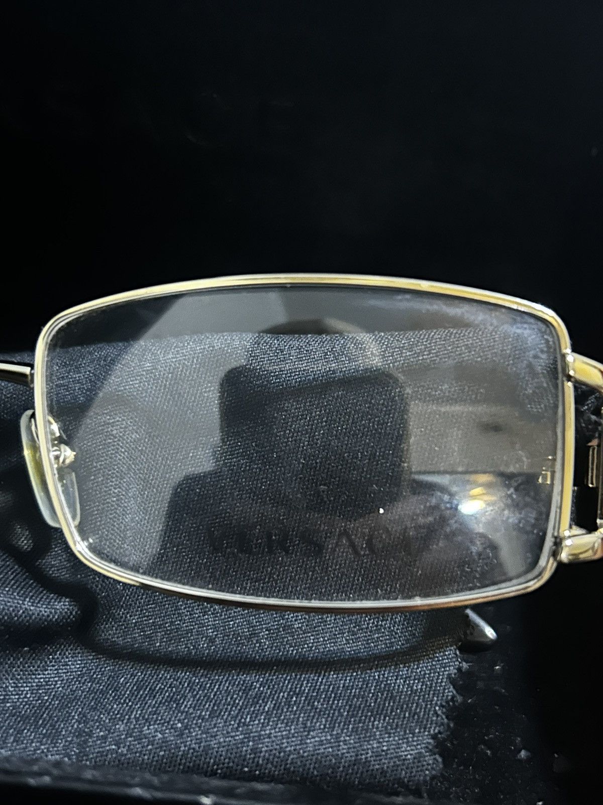 Versace Versace MOD. 1163-M Rimless Glasses - Gold Frame Size ONE SIZE - 4 Thumbnail