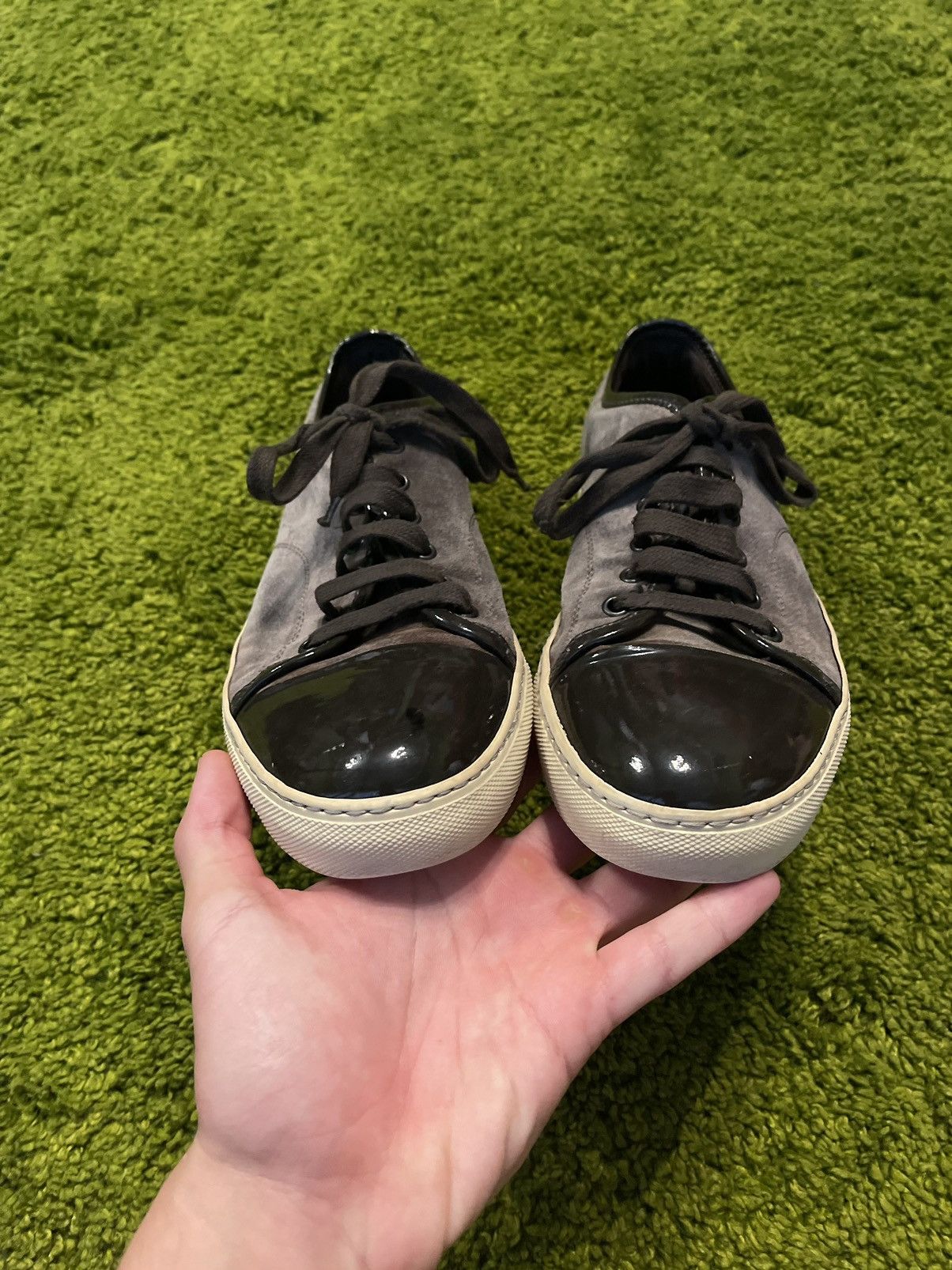 Genuine Leather × Lanvin Lanvin Avant garde real suede leather sneakers Size US 7 / EU 40 - 3 Thumbnail