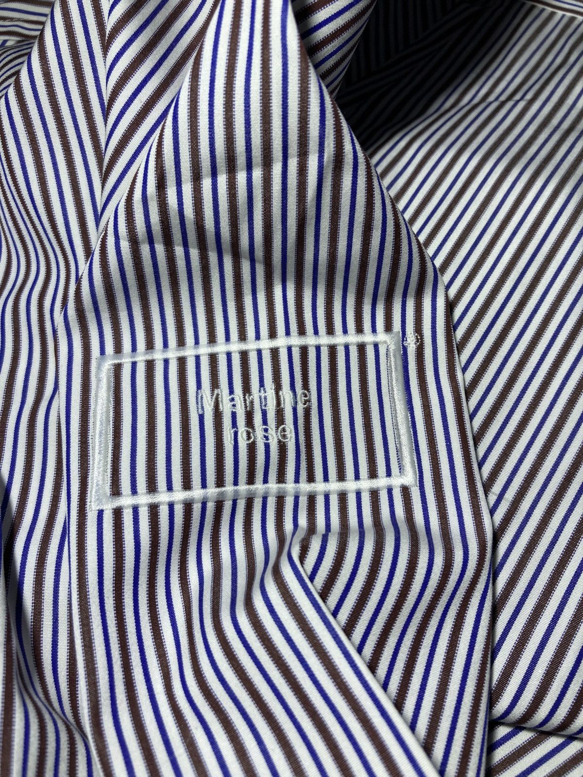 Martine Rose New SS22 Martine Rose Wrap Shirt Striped 2022 Logo Classic Size US S / EU 44-46 / 1 - 12 Thumbnail