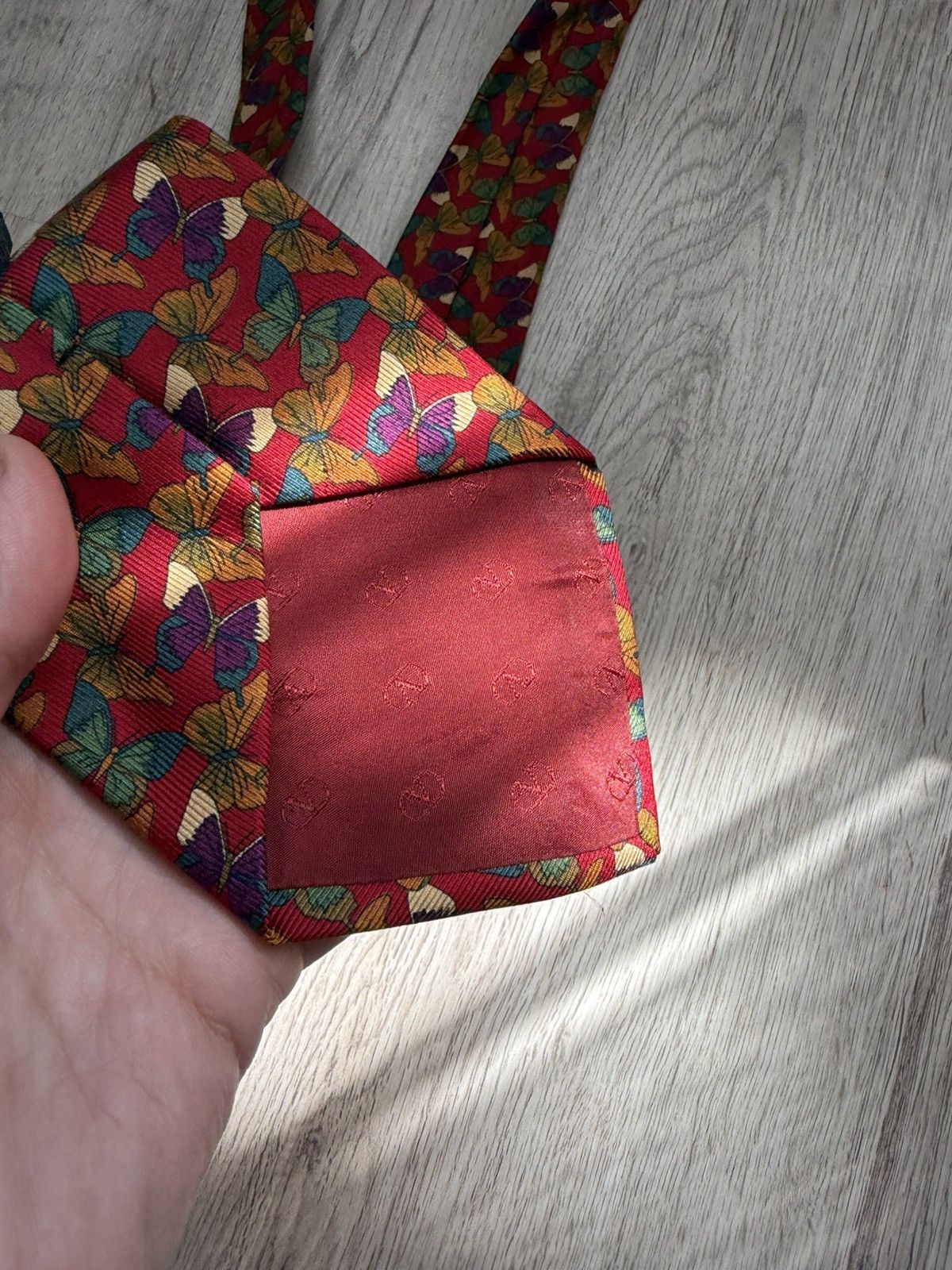 Valentino Rare multicolour Valentino butterfly monogram tie Size ONE SIZE - 11 Thumbnail