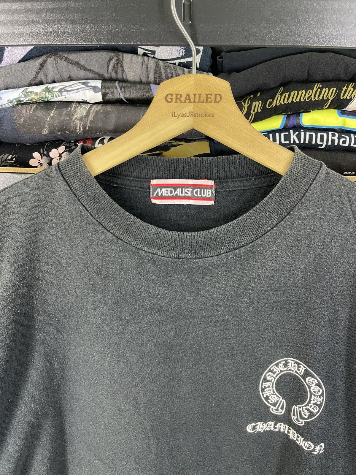 Japanese Brand Vintage Champion Style Chrome Hearts Shirt Tee Size US M / EU 48-50 / 2 - 13 Thumbnail