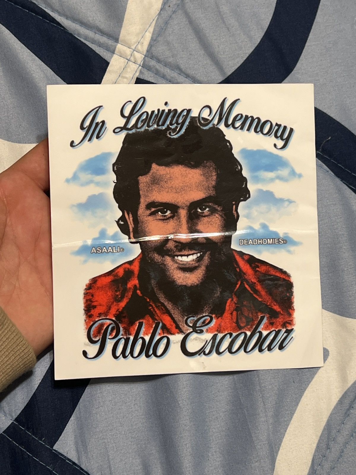 Asaali RIP PABLO STICKER | Grailed