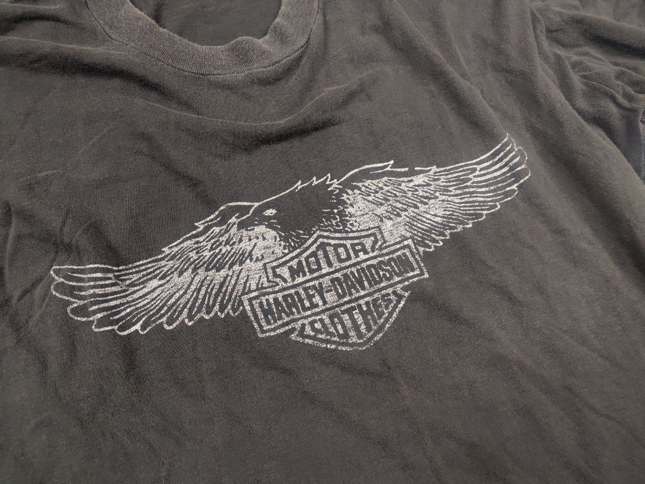 Harley Davidson Vintage 90's Harley Davidson Motorclothes Faded Shirt USA Size US M / EU 48-50 / 2 - 8 Thumbnail